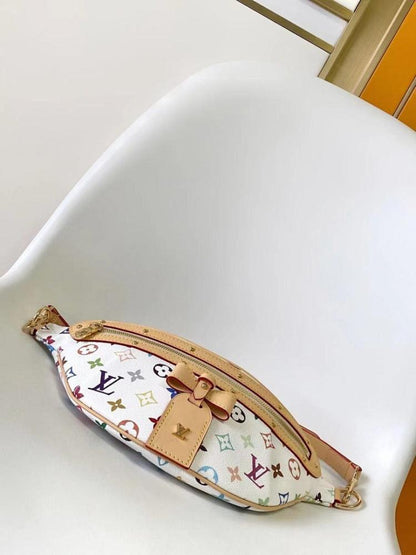 Modern Elegant Monogram Canvas Bag