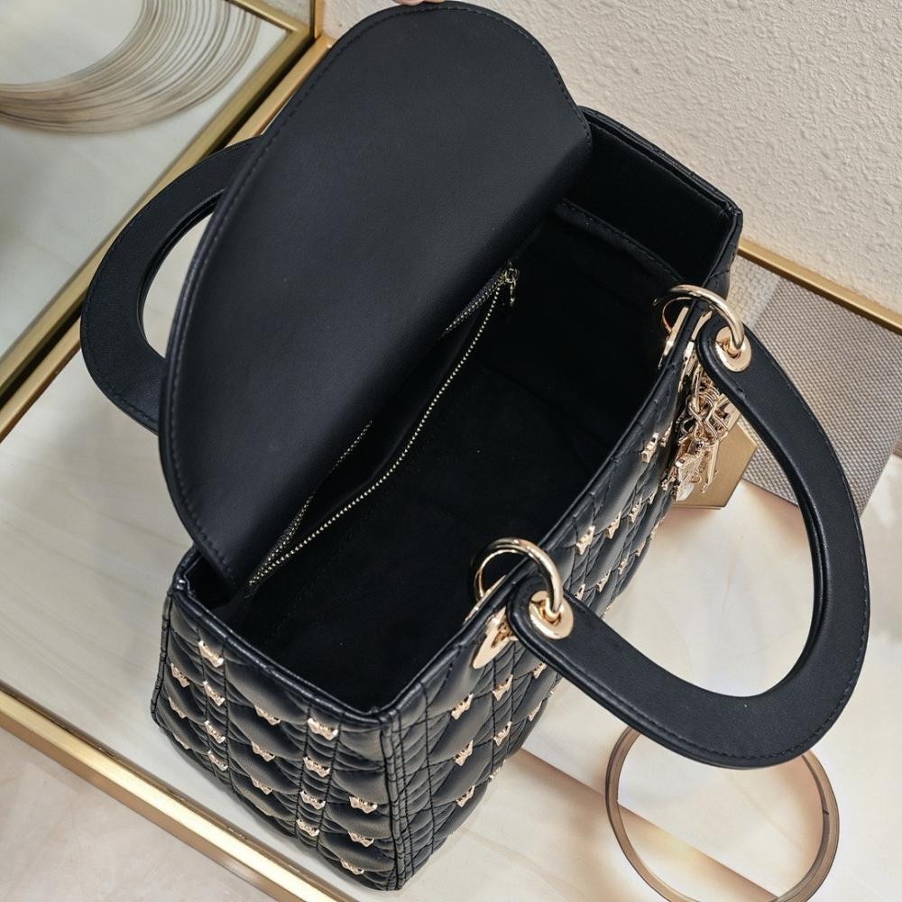 Stylish Refined Studded Leather Shoulder Bag