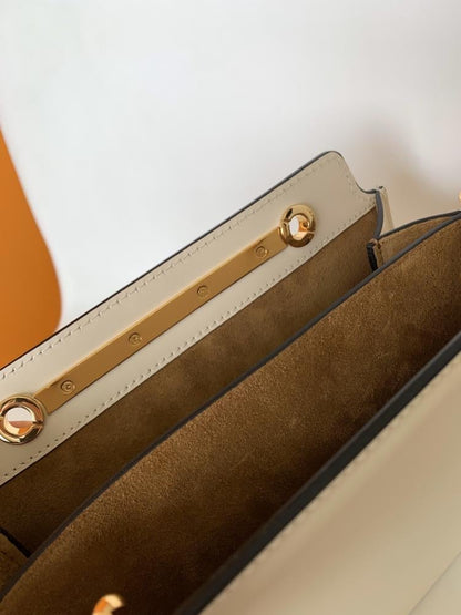Leather Top Handle Bag