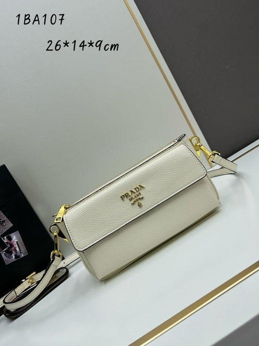 Italian-Inspired Luxury Leather Shoulder Bag