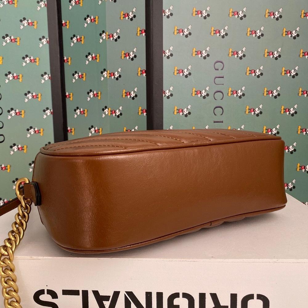 Alma Brown Quilted Leather Top Handle Bag
