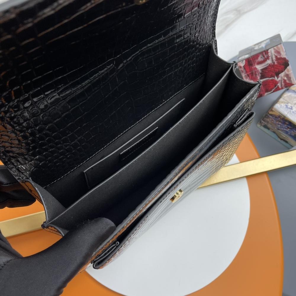Classic Leather Top Handle Bag