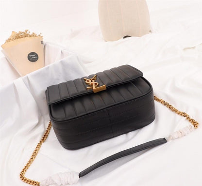 Elegant Premium Lambskin Top Handle Bag