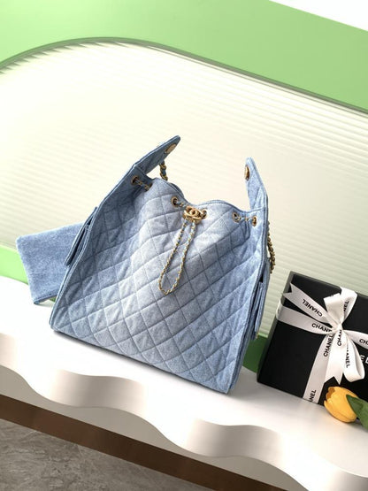 Alma Denim Bucket Bag