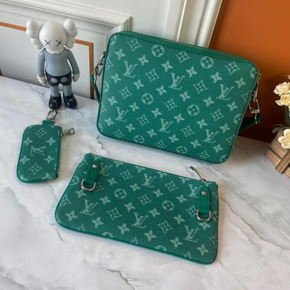 Modern Refined Monogram Shoulder Bag