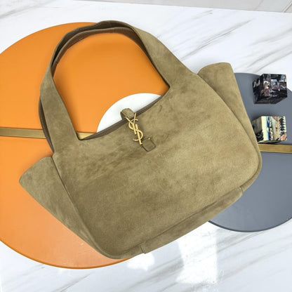 Suede Hobo Bag