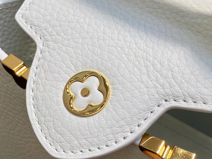 Classic Studded Leather Top Handle Bag