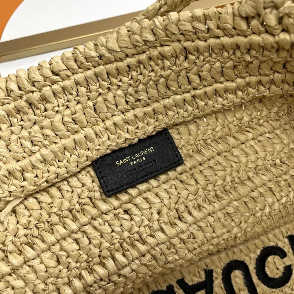 Woven Straw Tote Bag