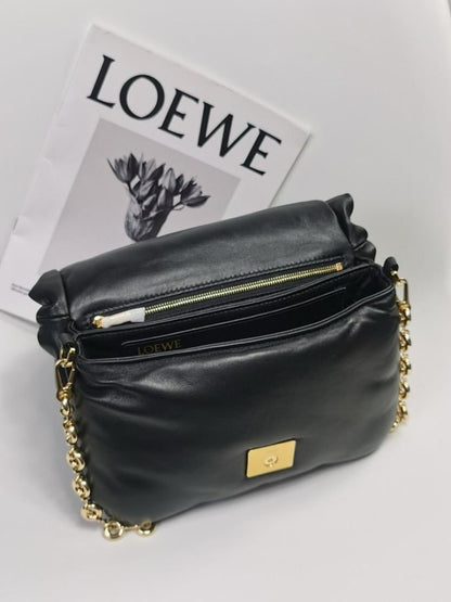 Modern Luxury Quilted Leather Top Handle Bag