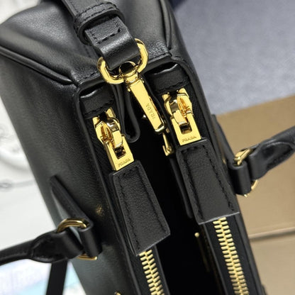 Leather Top Handle Bag