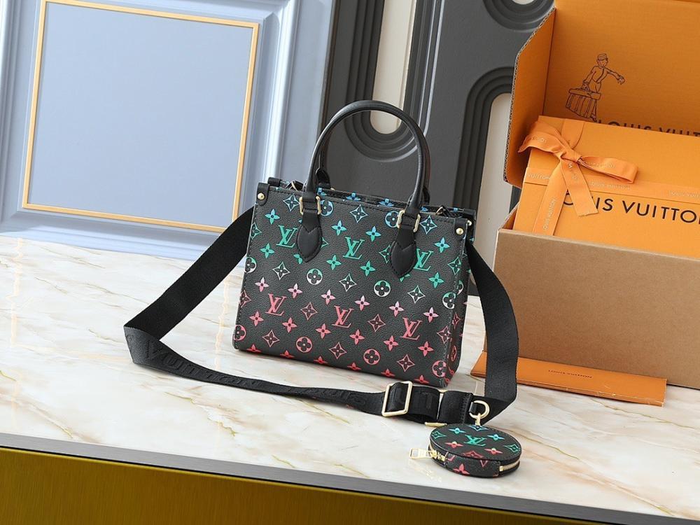 OnTheGo Monogram Jacquard Shoulder Bag