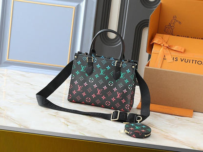 OnTheGo Monogram Jacquard Shoulder Bag