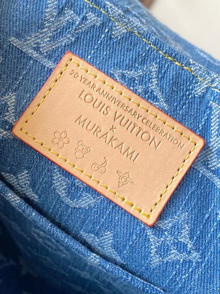 Elegant Stylish Embroidered Denim Shoulder Bag
