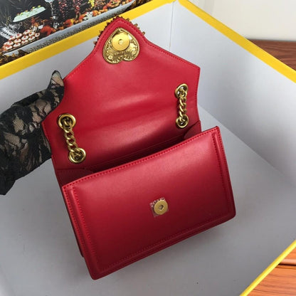 Italian-Inspired Luxury Leather Shoulder Bag