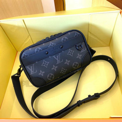 Stylish Premium Studded Calfskin Crossbody Bag