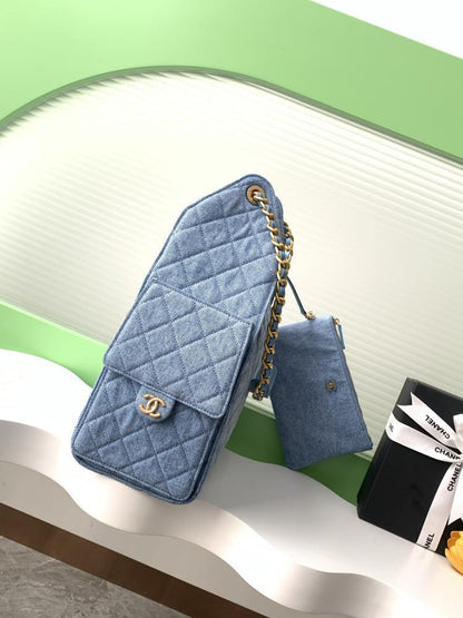 Alma Denim Bucket Bag