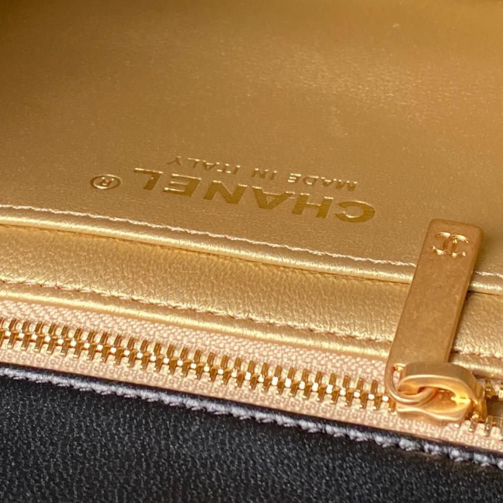Classic Gold Crossbody Bag