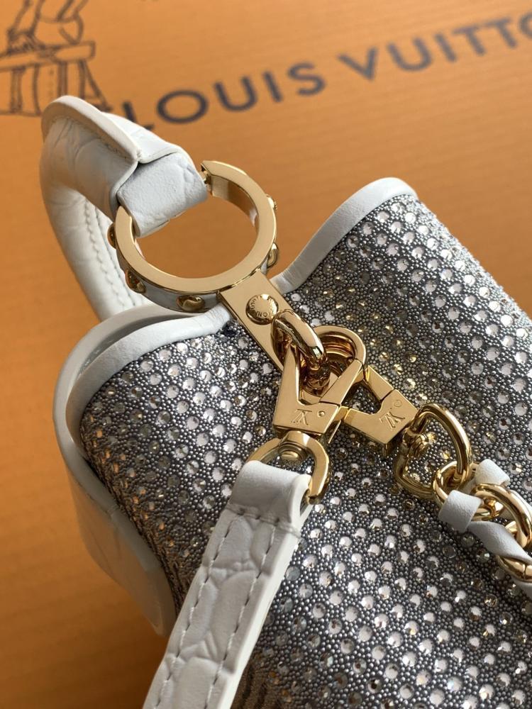 Luxury Crystal-Embellished Leather Wallet