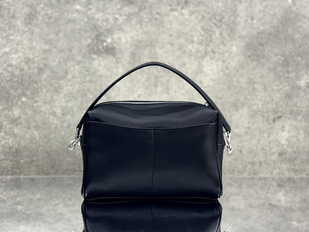 Luxury Leather Top Handle Bag