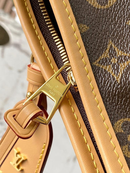 Modern Monogram Leather Shoulder Bag – Limited Edition