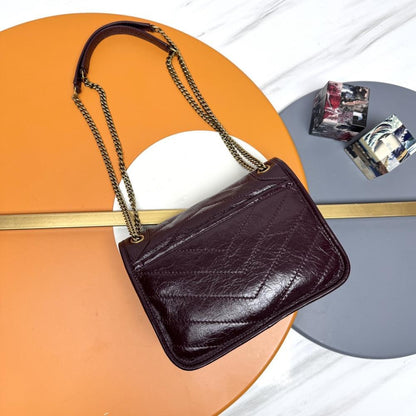 Classic Leather Top Handle Bag