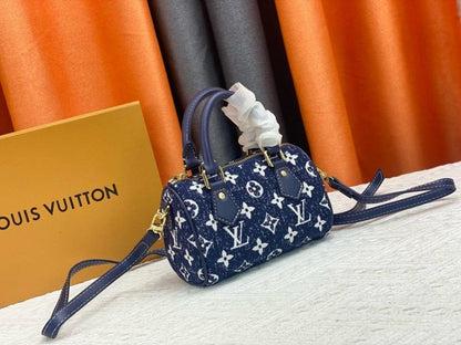 Modern Premium Embroidered Denim Shoulder Bag