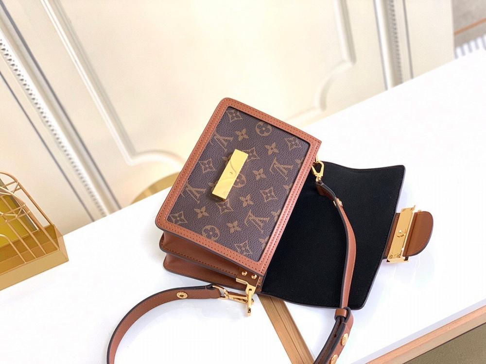 Modern Premium Monogram Canvas Shoulder Bag