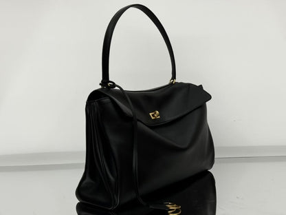 Luxury Leather Top Handle Bag