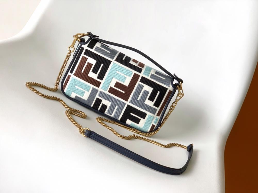 Embroidered Top Handle Bag