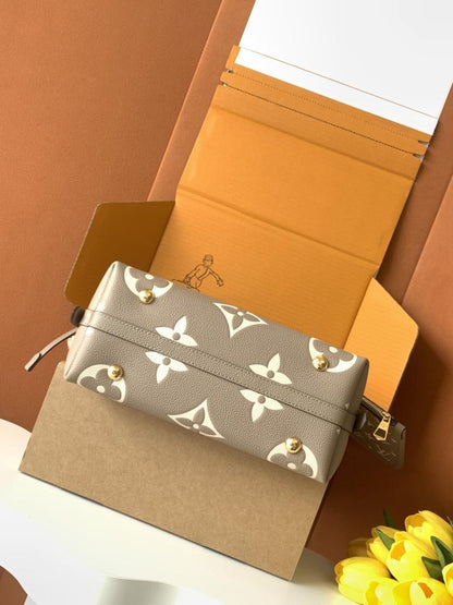 Leather Top Handle Bag
