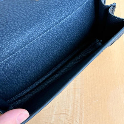 Ophidia Black Canvas Top Handle Bag
