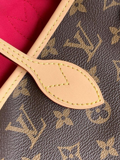 Neverfull Monogram Calfskin Crossbody Bag