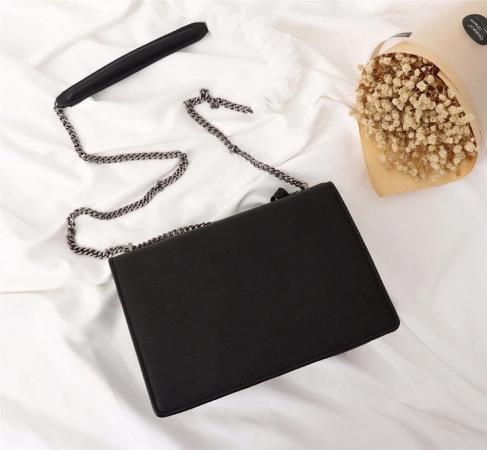 Modern Luxury Pink Leather Shoulder Bag