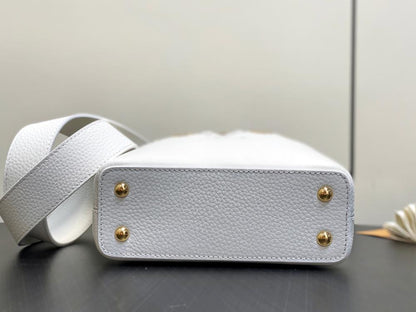 Classic Studded Leather Top Handle Bag
