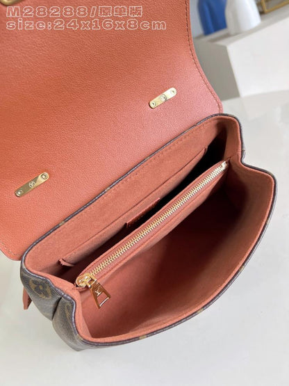 Classic Leather Top Handle Bag