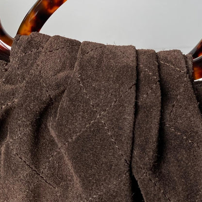 Suede Bucket Bag