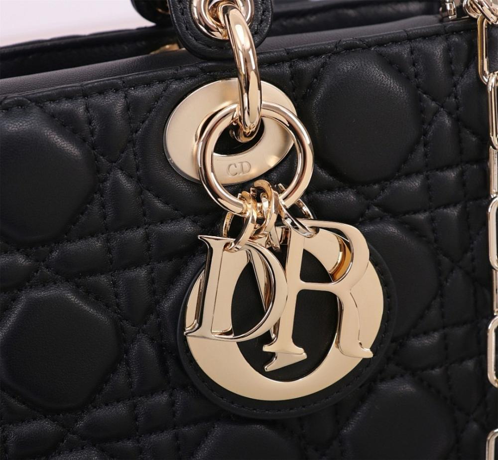 Modern Stylish Gold Quilted Leather Crossbody Bag
