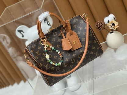 Stylish Refined Monogram Canvas Top Handle Bag
