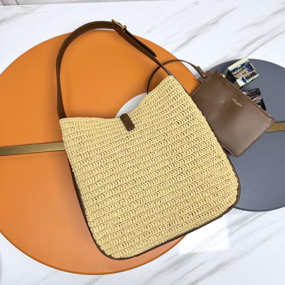 Classic Straw Shoulder Bag