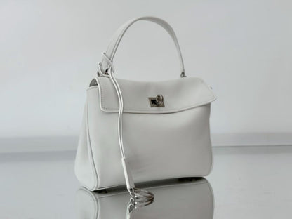 Leather Top Handle Bag