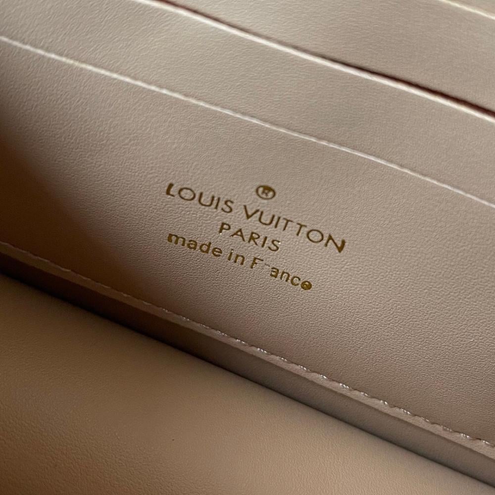 Modern Luxury Monogram Leather Shoulder Bag