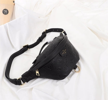 Classic Luxury Monogram Leather Shoulder Bag
