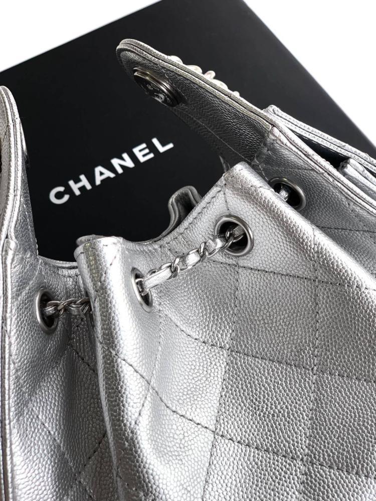 Silver Hobo Bag