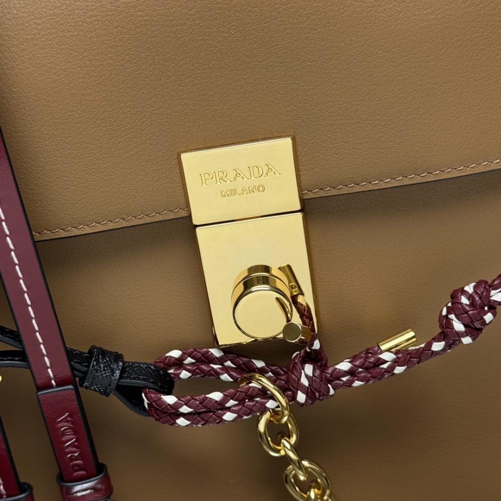 Gold Leather Shoulder Bag