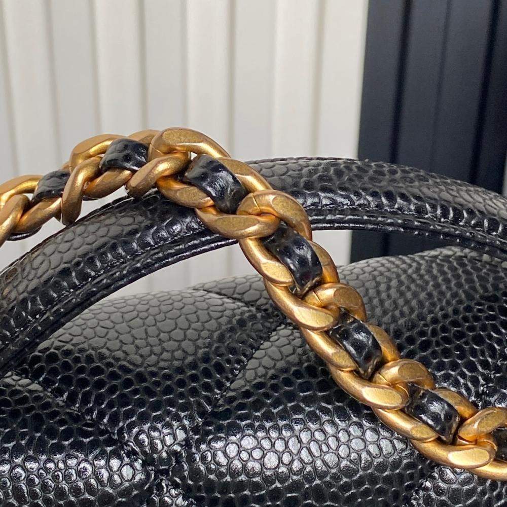 Gold Leather Shoulder Bag