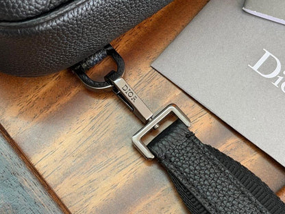 Modern Black Calfskin Crossbody Bag – Special Edition