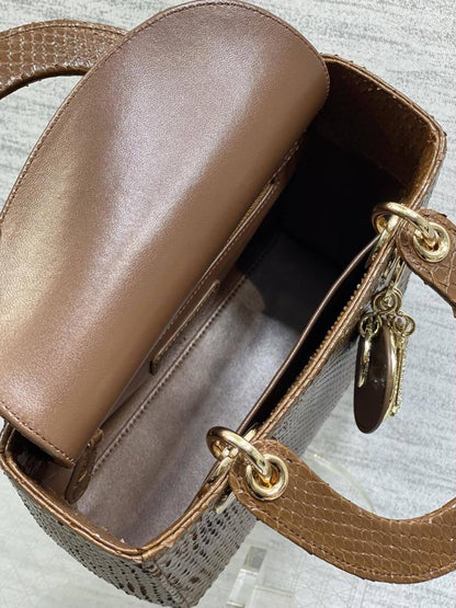Leather Top Handle Bag
