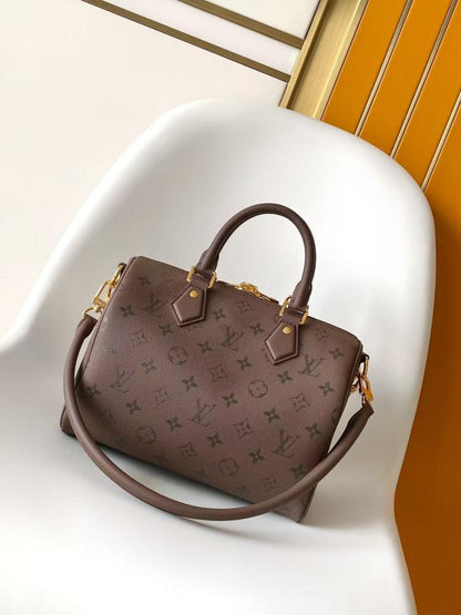Leather Top Handle Bag