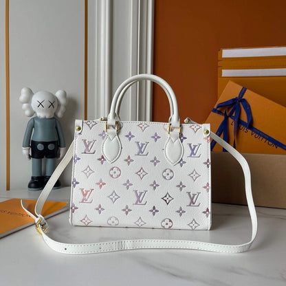 OnTheGo Monogram Leather Shoulder Bag
