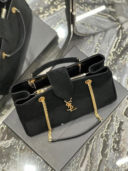 Italian-Inspired Luxury Leather Travel Bag